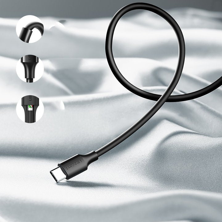 Ugreen USB - cabo de carregamento de dados USB Tipo-C 480 Mbps 3 A 15 m preto (US287 60117)