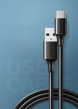 Ugreen USB - cabo de carregamento de dados USB Tipo-C 480 Mbps 3 A 1 m branco (US287 60121)
