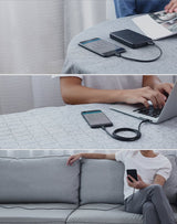 Ugreen USB - cabo de carregamento de dados micro USB 24 A 480 Mbps 15 m preto (US289 60137)