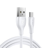 Remax Lesu Pro USB - cabo de carregamento de dados micro USB 480 Mbps 21 A 1 m branco (RC-160 m branco)
