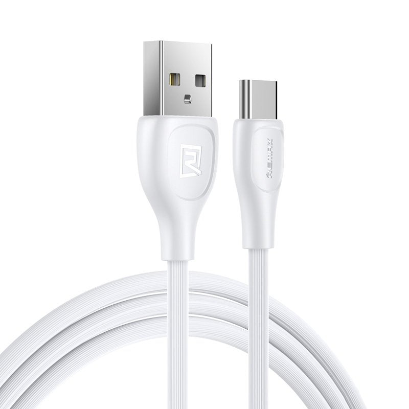Remax Lesu Pro USB - cabo de carregamento de dados USB Tipo-C 480 Mbps 21 A 1 m branco (RC-160a branco)