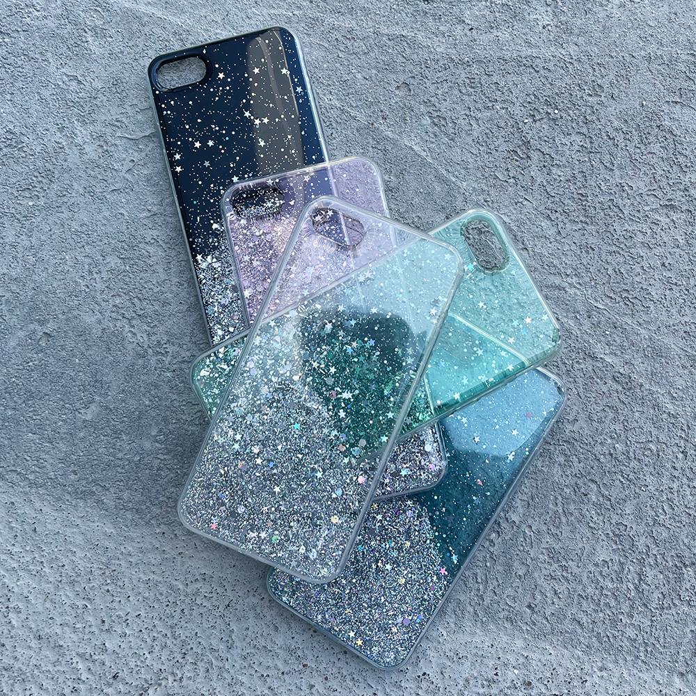 Capa Wozinsky Star Glitter Shining para Samsung Galaxy M31s rosa