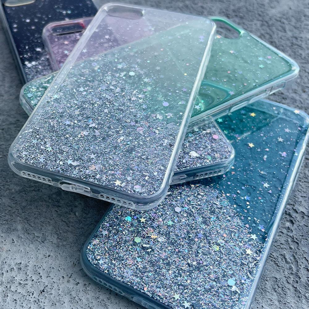 Capa Wozinsky Star Glitter Shining para Samsung Galaxy M31s rosa