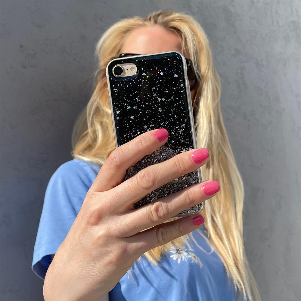 Capa Wozinsky Star Glitter Shining para Samsung Galaxy M31s rosa