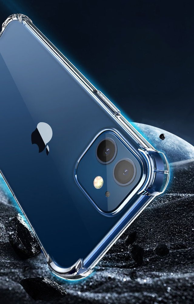 Capa de silicone protetora Ugreen capa de borracha flexível macia para iPhone 12 Pro  -  iPhone 12 transparente