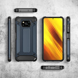 Capa Hybrid Armor Capa resistente e resistente para Xiaomi Poco X3 NFC  -  Poco X3 Pro preto