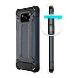 Capa Hybrid Armor Capa resistente e resistente para Xiaomi Poco X3 NFC  -  Poco X3 Pro preto