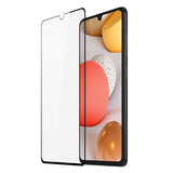 Protetor de tela resistente de vidro temperado Dux Ducis 9D totalmente coberto com armação para Samsung Galaxy A42 5G preto (case amigável)