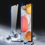 Protetor de tela resistente de vidro temperado Dux Ducis 9D totalmente coberto com armação para Samsung Galaxy A42 5G preto (case amigável)
