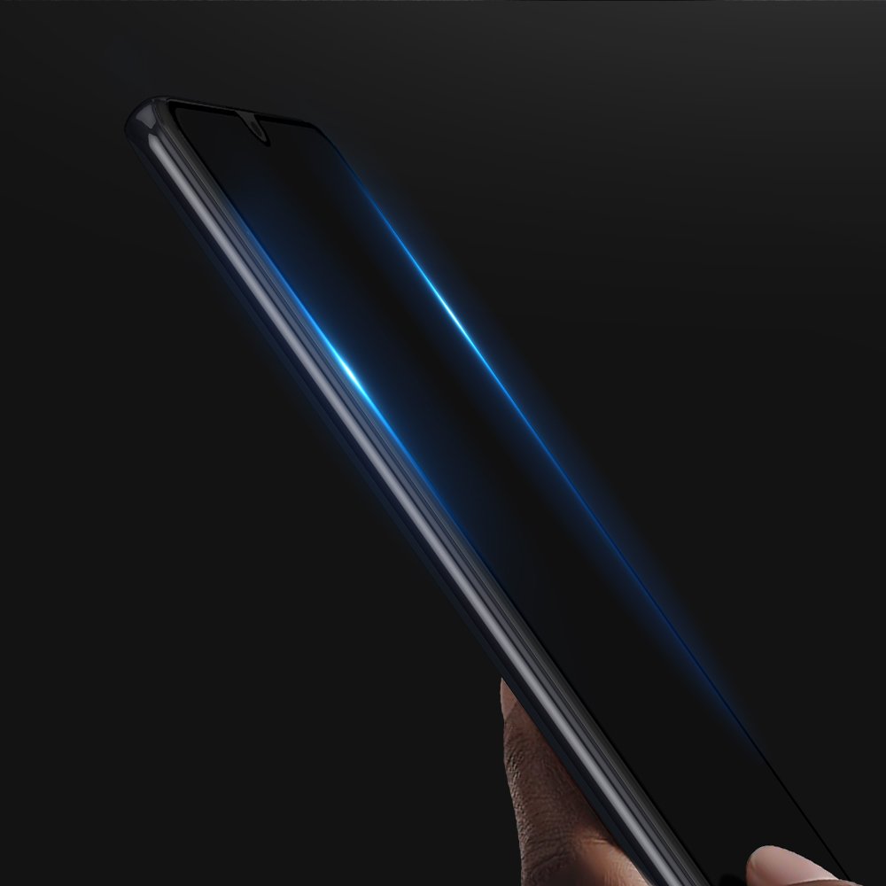 Protetor de tela resistente de vidro temperado Dux Ducis 9D totalmente coberto com armação para Samsung Galaxy A42 5G preto (case amigável)