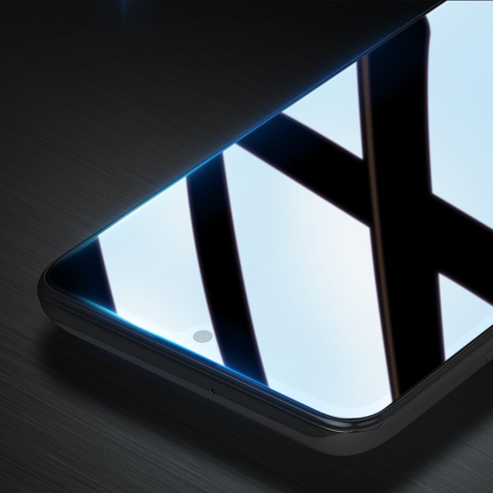 Protetor de tela resistente de vidro temperado Dux Ducis 9D totalmente coberto com armação para Samsung Galaxy A42 5G preto (case amigável)