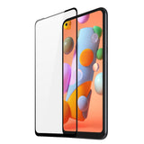 Protetor de tela resistente de vidro temperado 9D Dux Ducis 9D totalmente coberto com armação para Samsung Galaxy A11  -  M11 preto (case amigável)