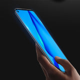 Protetor de tela resistente de vidro temperado Dux Ducis 9D totalmente coberto com armação para Huawei P40 Lite  -  Nova 7i  -  Nova 6 SE preto (case amigável)