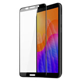 Protetor de tela resistente de vidro temperado Dux Ducis 9D totalmente coberto com armação para Huawei Y5p preto (case amigável)