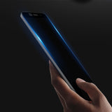 Protetor de tela resistente de vidro temperado Dux Ducis 9D totalmente coberto com armação para Huawei Y5p preto (case amigável)