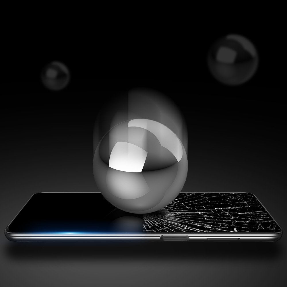 Protetor de tela resistente de vidro temperado 9D Dux Ducis 9D totalmente coberto com moldura para Xiaomi Poco X3 NFC  -  Poco X3 Pro preto (case amigável)