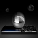 Protetor de tela resistente de vidro temperado 9D Dux Ducis 9D totalmente coberto com moldura para Xiaomi Poco X3 NFC  -  Poco X3 Pro preto (case amigável)