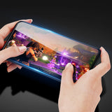 Protetor de tela resistente de vidro temperado 9D Dux Ducis 9D totalmente coberto com moldura para Xiaomi Redmi Note 8 Pro preto (case amigável)