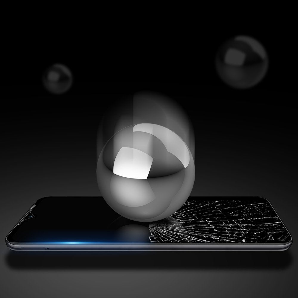 Protetor de tela resistente de vidro temperado 9D Dux Ducis 9D totalmente coberto com armação para Xiaomi Redmi Note 8T preto (case amigável)