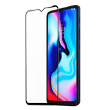 Protetor de tela resistente de vidro temperado 9D Dux Ducis 9D totalmente coberto com armação para Motorola Moto G9 Play  -  Moto E7 Plus preto (case amigável)