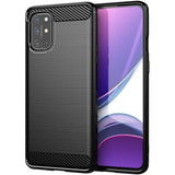 Estojo de carbono Estojo flexível de TPU para OnePlus 8T preto