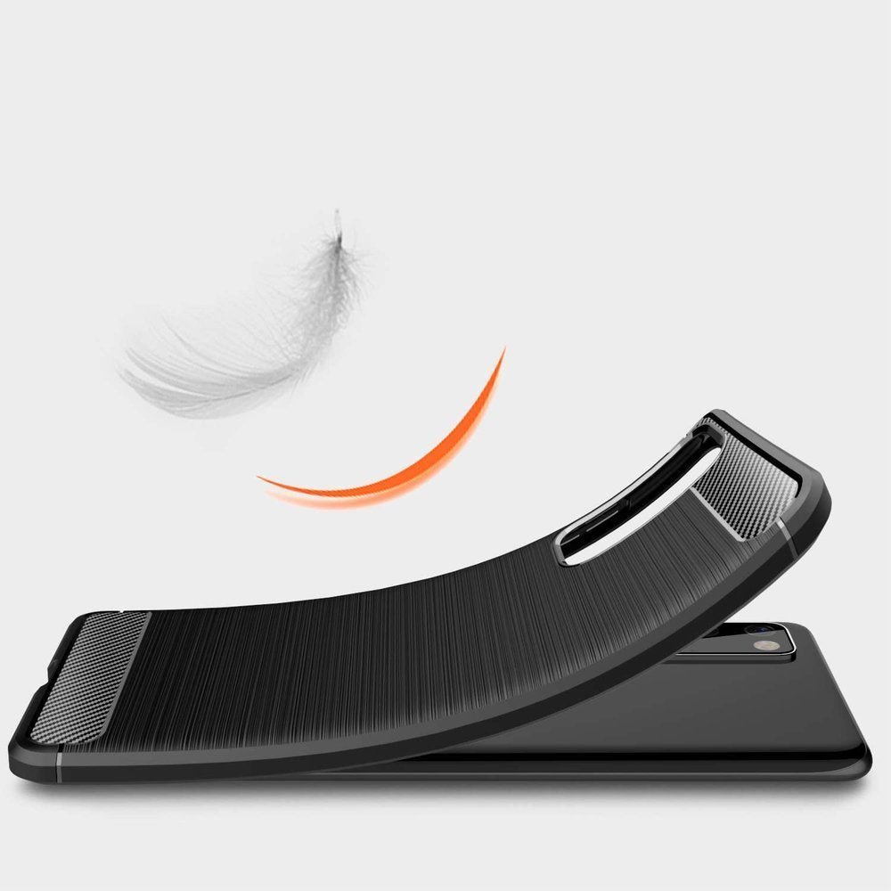 Capa carbono Capa flexível de TPU para Samsung Galaxy S20 FE 5G azul