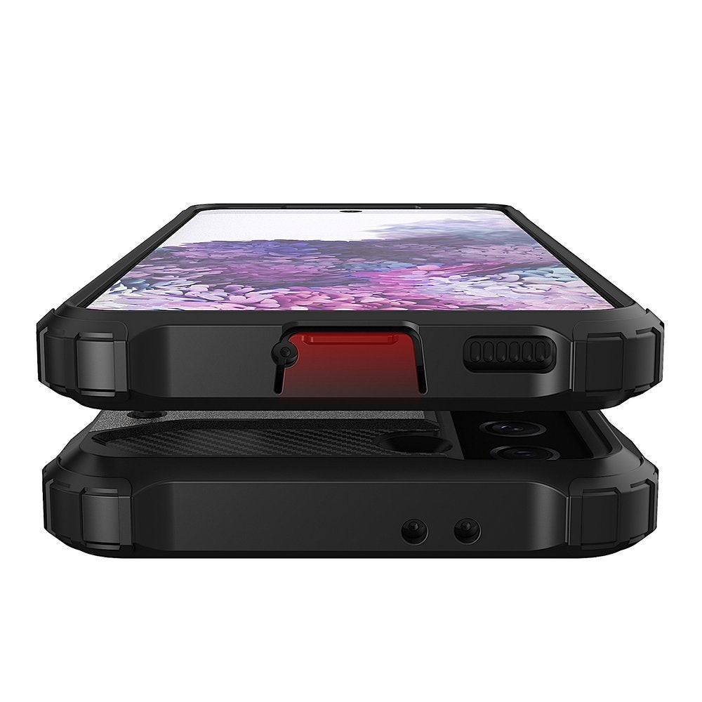 Capa Hybrid Armor Capa resistente e resistente para Samsung Galaxy S21 5G azul