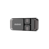 Dudao autoadesivo suporte magnético universal para telefone com suporte para carro para organizador de cabos de painel preto (F11s)