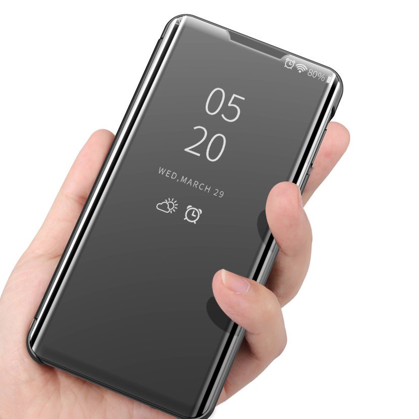 Capa Clear View Case para Xiaomi Mi 10T Pro  -  Mi 10T preto