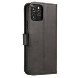 Estojo magnético elegante estante tipo estante com suporte para iPhone 12 Pro  -  iPhone 12 preto