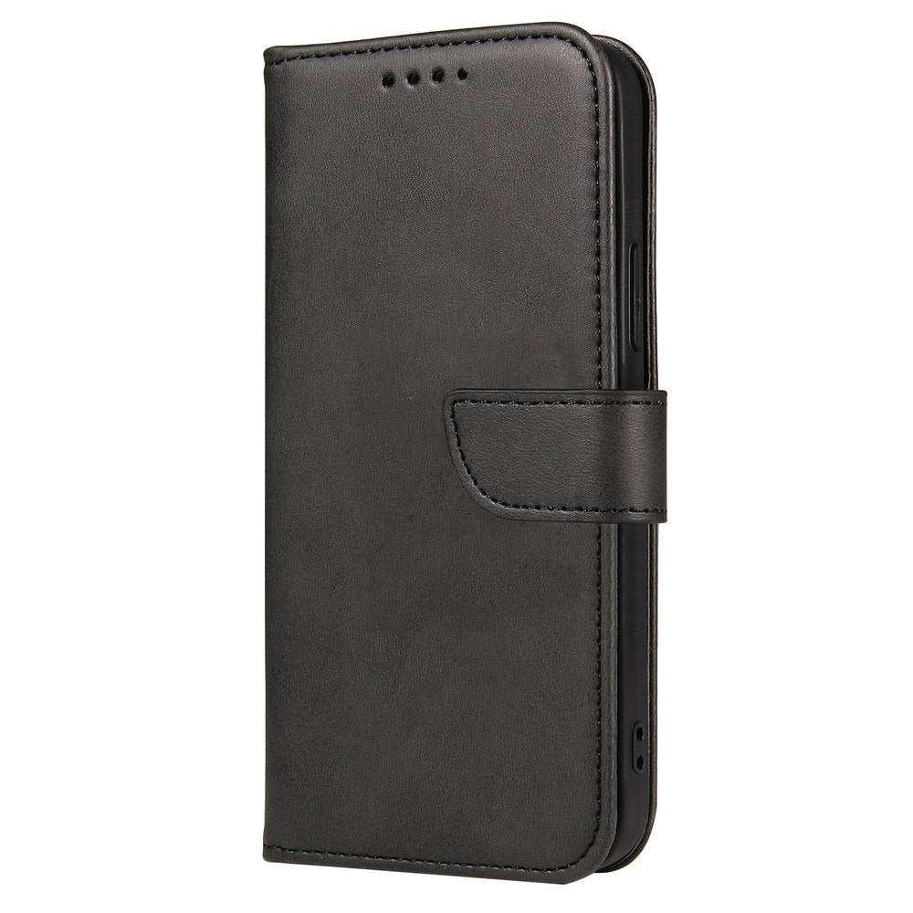 Estojo magnético elegante estante tipo estante com suporte para iPhone 12 Pro  -  iPhone 12 preto