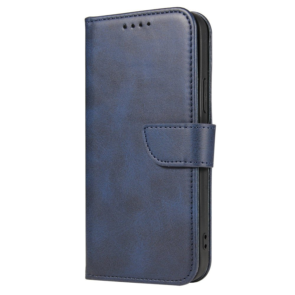 Estojo magnético elegante estante tipo estante com suporte para iPhone 12 Pro  -  iPhone 12 azul