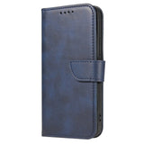 Estojo magnético elegante estante tipo estante com suporte para iPhone 12 Pro  -  iPhone 12 azul