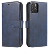 Estojo magnético elegante estante tipo estante com suporte para iPhone 12 Pro  -  iPhone 12 azul