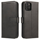 Magnet Case elegante estante tipo estante com suporte para iPhone 11 preto
