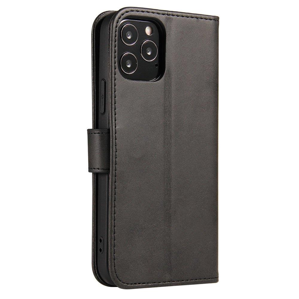 Magnet Case elegante estante tipo estante com suporte para iPhone 11 preto