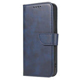 Magnet Case elegante estante tipo estante com suporte para iPhone 11 azul