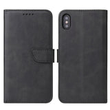 Estojo magnético elegante estante tipo estante com suporte para iPhone XS  -  iPhone X preto