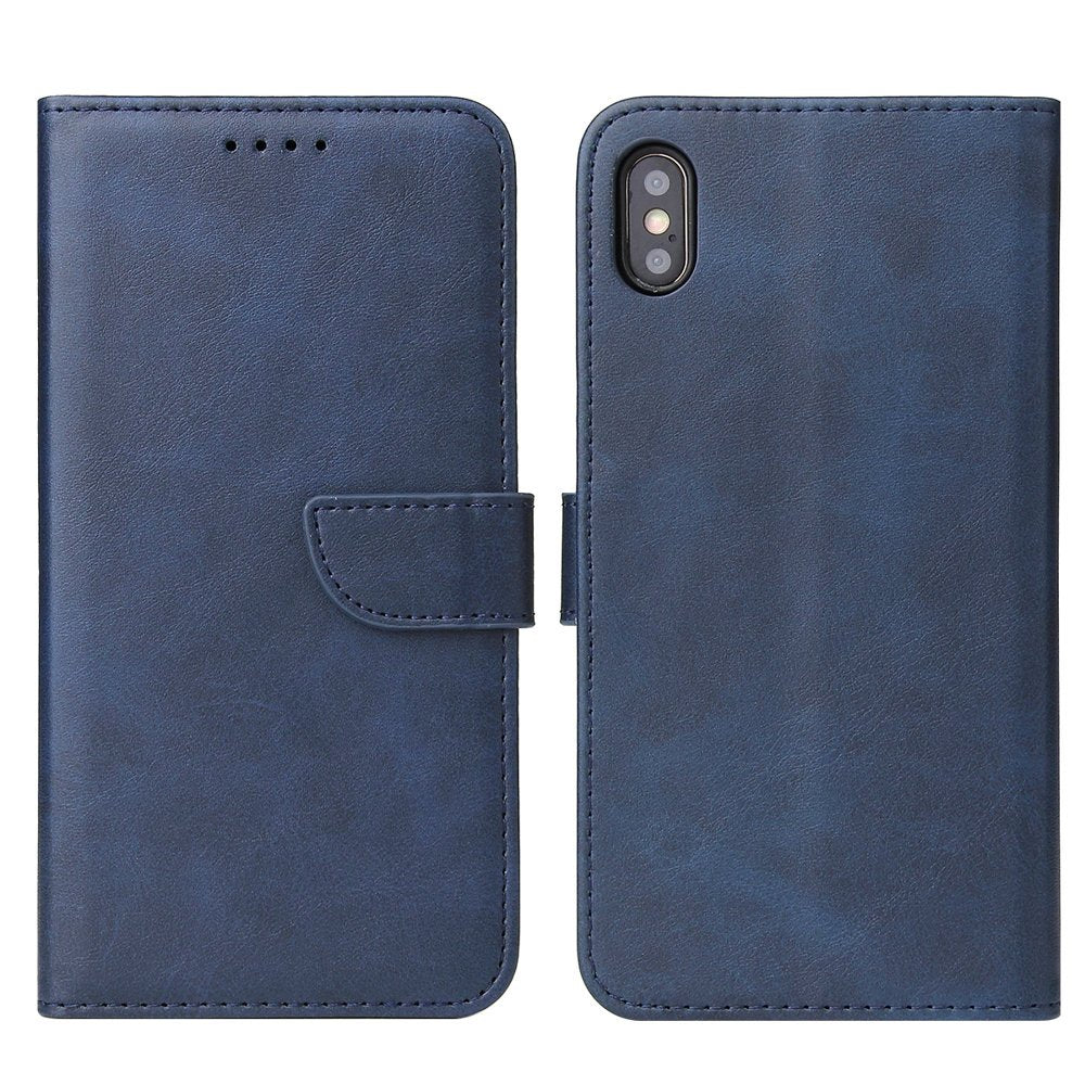 Estojo Ímã elegante estante tipo estante com suporte para iPhone XS  -  iPhone X azul