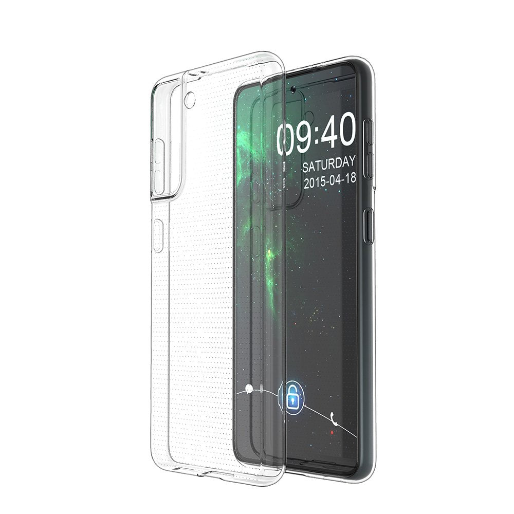 Capa ultra clara de 05 mm em gel TPU para Samsung Galaxy S21 5G transparente