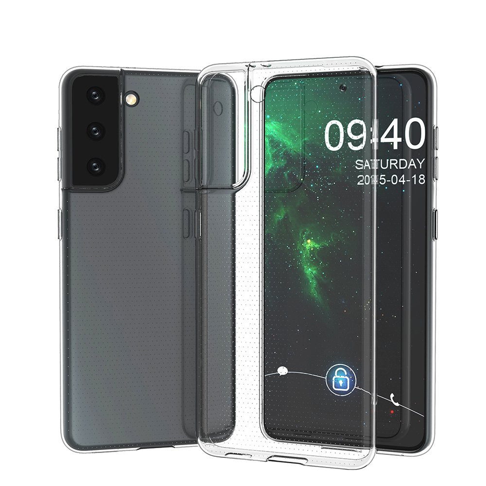 Capa ultra clara de 05 mm em gel TPU para Samsung Galaxy S21 5G transparente