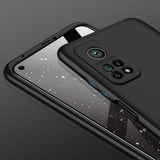 Capa de proteção frontal e traseira GKK 360 Capa de corpo inteiro Xiaomi Mi 10T Pro  -  Xiaomi Mi 10T preta