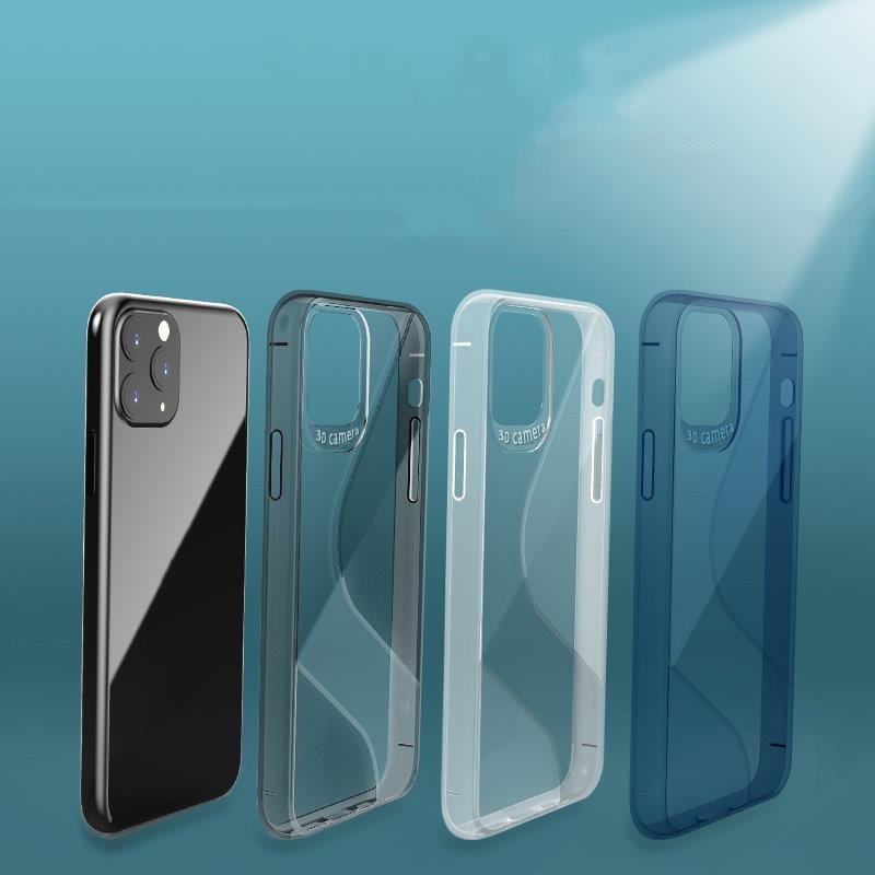 S-Case Capa Flexível TPU para iPhone 12 Pro Max azul