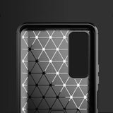 Capa carbono Capa flexível de TPU para Huawei P Smart 2021 preta