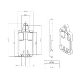 Suporte de montagem Sonoff DR para o vidro DIN no quadro elétrico (IM180207001)