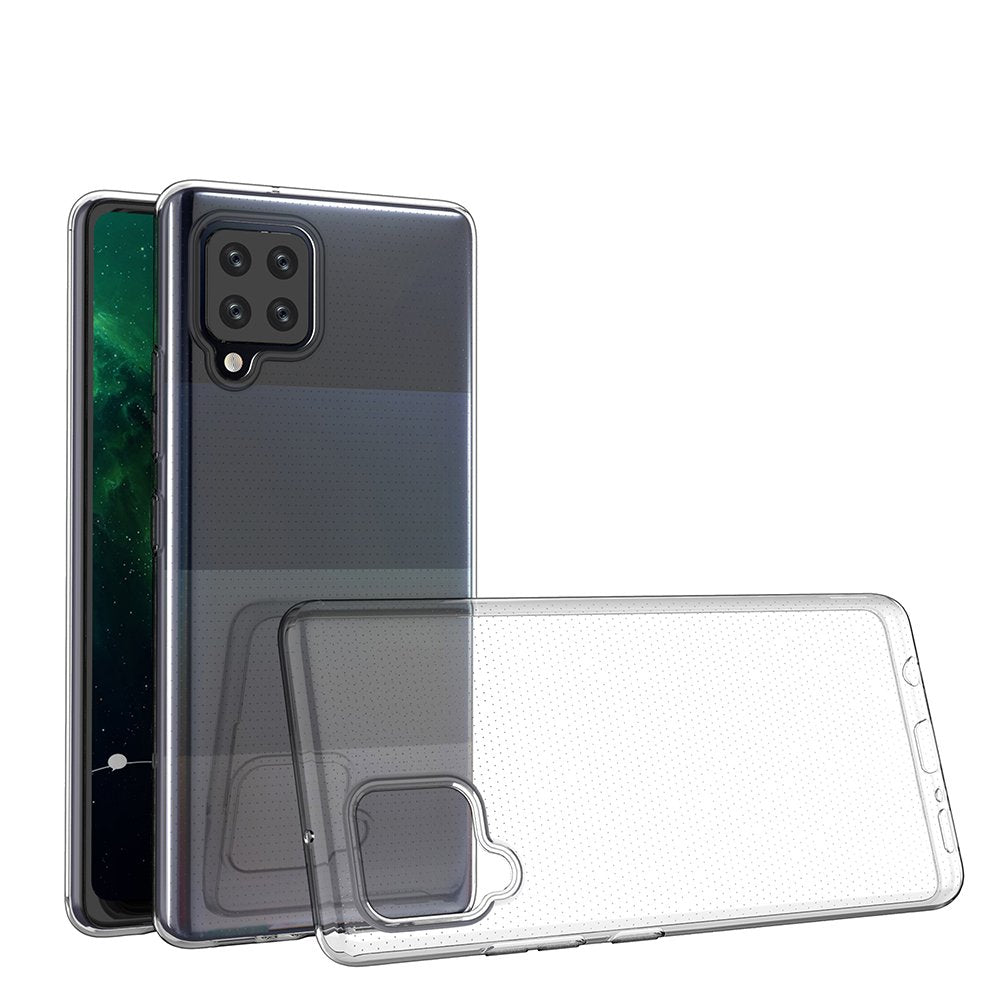 Capa ultra clara de 05 mm em gel TPU para Samsung Galaxy A12  -  Galaxy M12 transparente