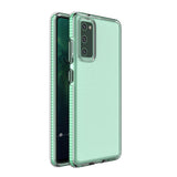 Capa protetora de gel TPU transparente com moldura colorida para Samsung Galaxy S21 + 5G (S21 Plus 5G) mint