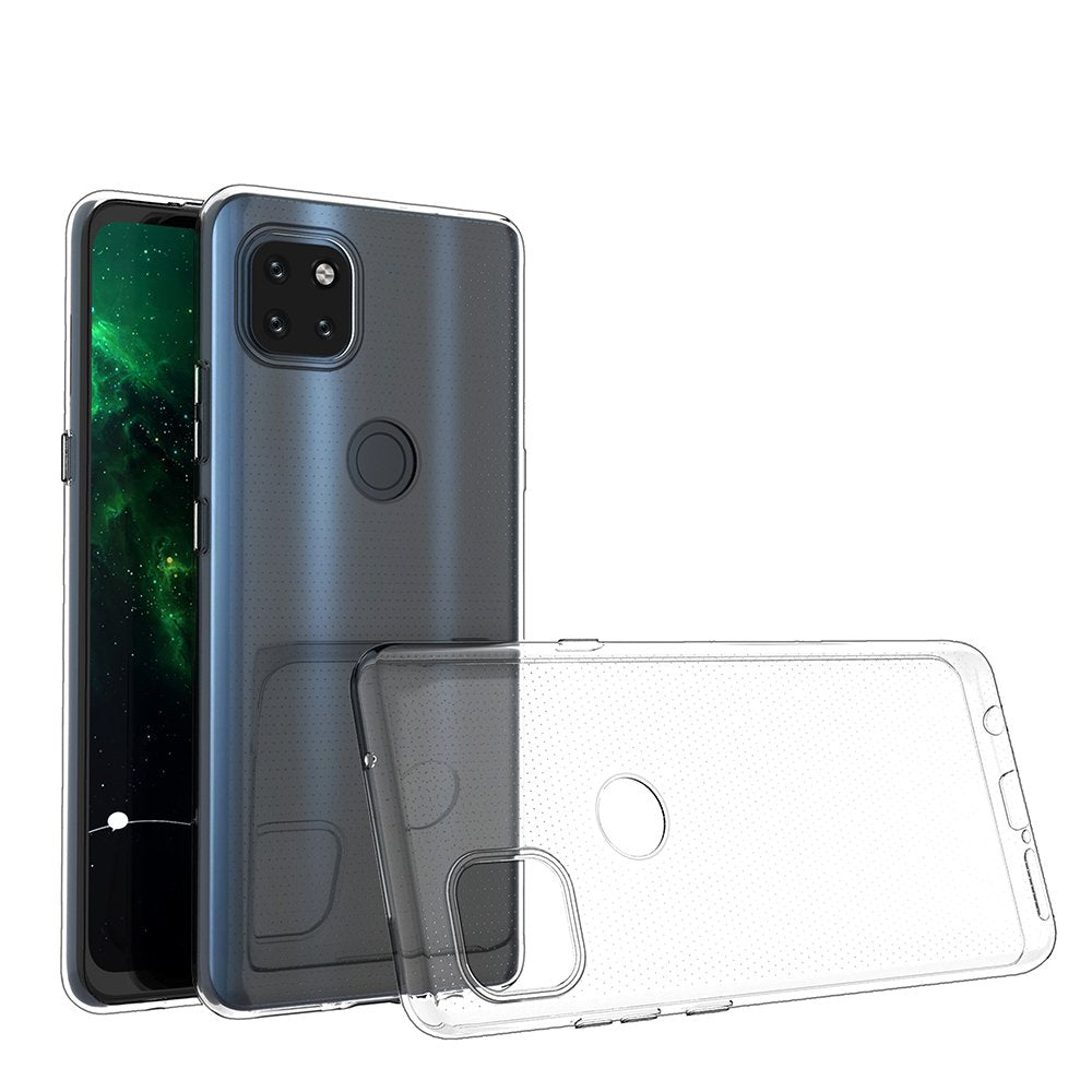 Capa ultra clara de 05 mm em gel TPU para Motorola Moto G 5G transparente