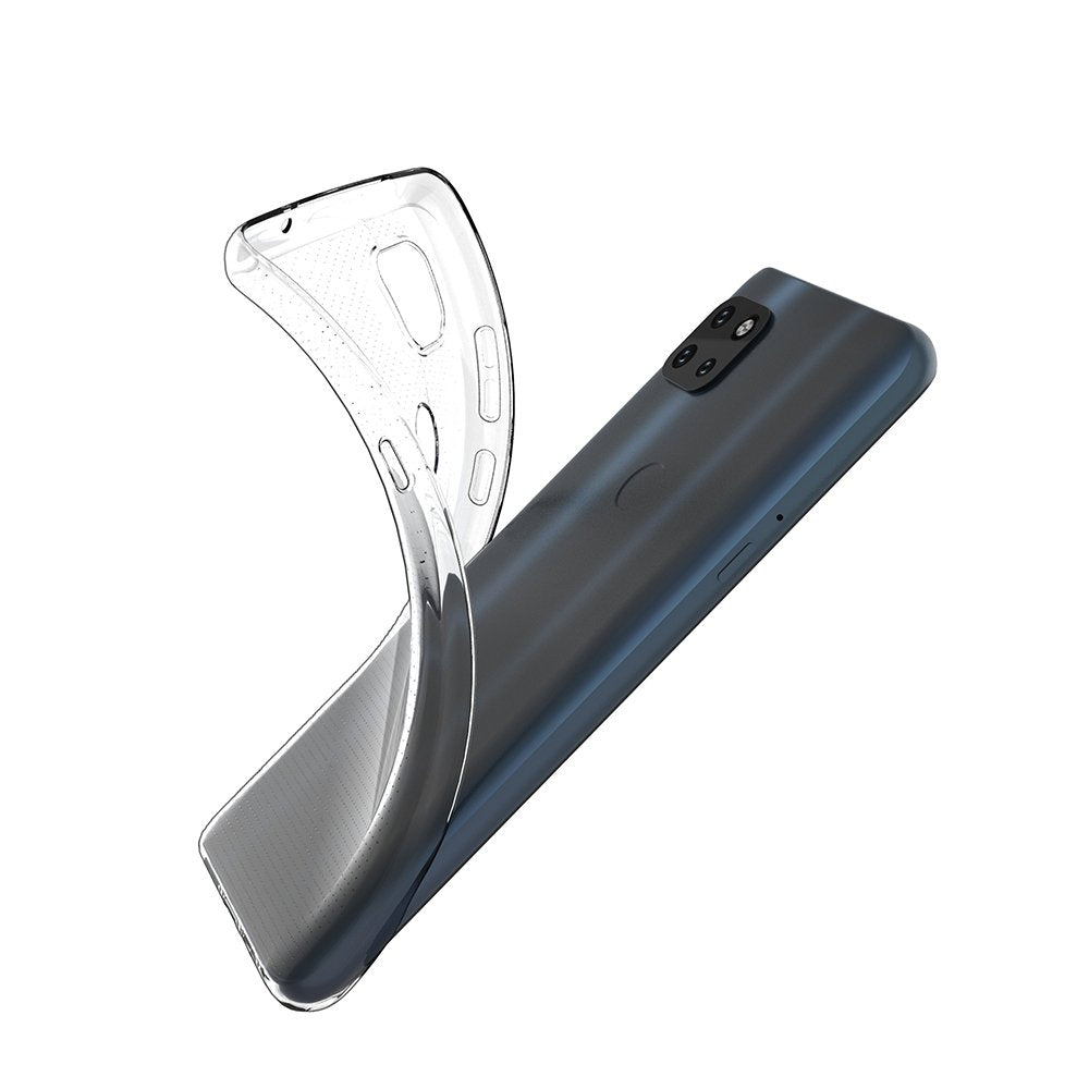 Capa ultra clara de 05 mm em gel TPU para Motorola Moto G 5G transparente