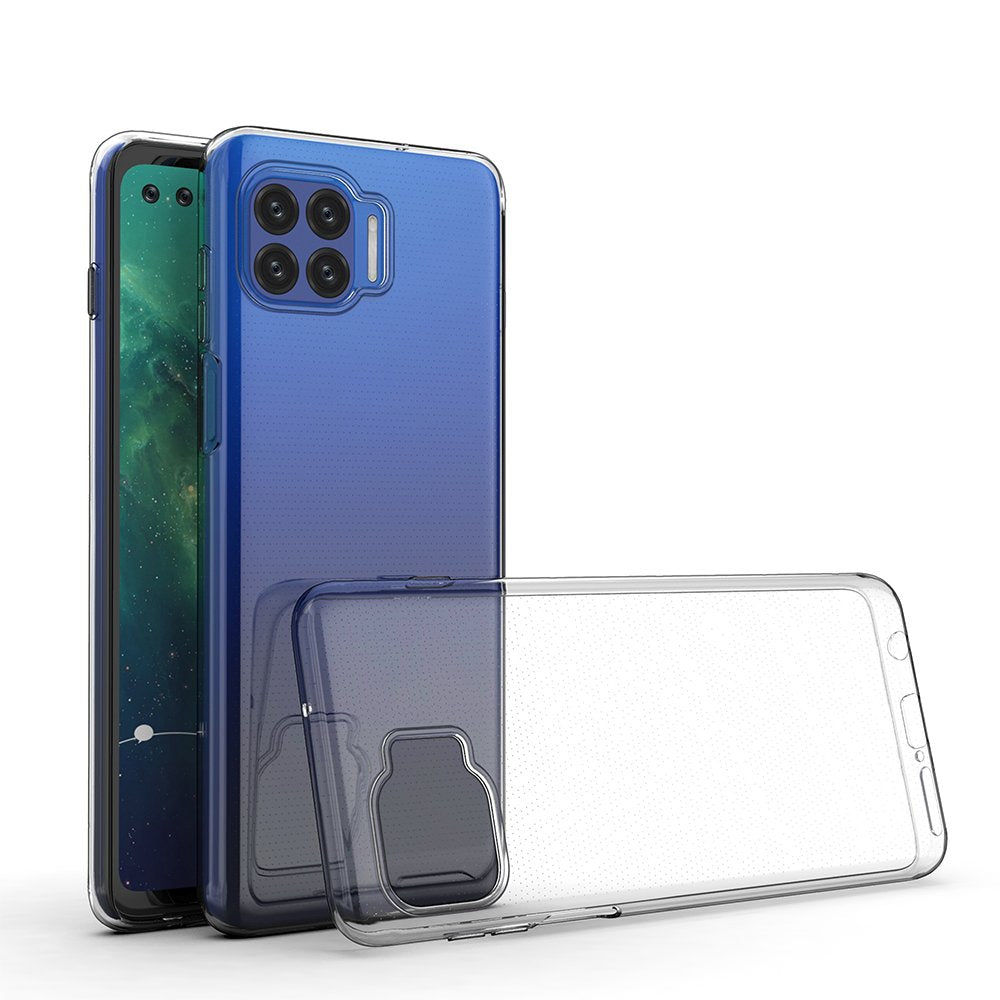 Capa ultra clara de 05 mm em gel TPU para Motorola Moto G 5G Plus transparente
